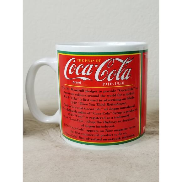 Coca Cola Gibson Coffee Mug Tea Cup 12oz Year 2003 1995 1996 Drinkware 4" x3 - Picture 6 of 12